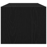 TV Cabinets 2 pcs Black Oak 80x31x25.5 cm Engineered Wood 861511