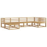 Outdoor Sofa Set 6 pcs White 325 x 166.5 x 73 cm 3386673