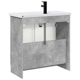 Bathroom Furniture Set Concrete Grey 78.5 x 37.5 x 81 cm 3404137
