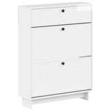 Shoe Cabinet EDE 78 x 24 x 103 cm Engineered Wood 895999
