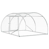 Chicken Coop Silver 200 x 150 x 100 cm Galvanised Steel 42042523