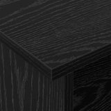 TV Stand Black Oak 100 x 35 x 35 cm Engineered Wood 891033