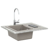 Sink Grey 620 x 500 mm 80% Quartz and 20% Resin 42028397