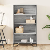 Bookcase Grey Sonoma 80x31x137,5 cm Engineered Wood 848632
