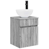 Bathroom Cabinet Set 5 pcs Grey Sonoma Engineered Wood 3407348