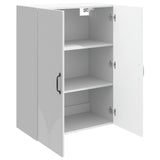 Wall-Mounted Cabinet High Gloss White 66 x 34.5 x 90 cm 898909