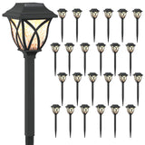 Outdoor Solar Lights with Ground Spike 24 pcs Warm White 42 cm 42042714