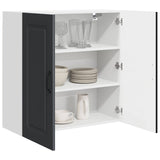 Dishwasher Panel Kalmar Black 80 x 31 x 80 cm Engineered Wood 884705