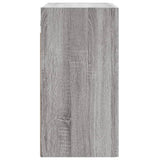 Wall Cabinet Grey Sonoma 60x31x60 cm Engineered Wood 829986