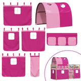 Bunk Bed without Mattress Pink 75x190 cm Small Single Solid Wood Pine 3284002