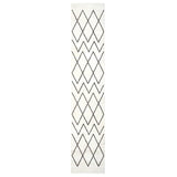 Kitchen Rug White 300 x 60 cm Velvet 42013424