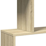 Room Divider Bookcase 5-Tier Sonoma Oak 70x24x161 cm Engineered Wood 858095