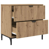 Bedside Table Artisan oak 63.5 x 36 x 61 cm Engineered wood 883473