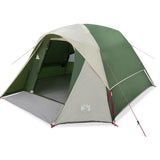 Camping Tent Cabin 4-Person Green Waterproof 4009558