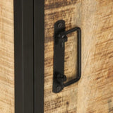 Bathroom Cabinet 40x27x90 cm Solid Wood Mango and Iron 358570