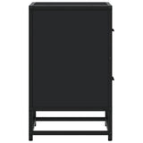Bedside Cabinets 2 pcs Black 40x31x50 cm Engineered Wood 848675