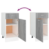 Drawer Bottom Cabinet Lyon Grey Sonoma 40x46x81.5 cm Engineered Wood 815571