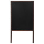 Double-sided Blackboard Cedar Wood Free Standing 60x80 cm 246428