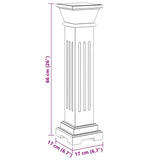 Classic Square Pillar Plant Stand MDF 241849