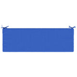 2-Piece Bench Cushions SOEST 2 pcs 100% Polyester Royal Blue 950273