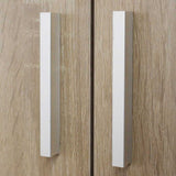 243061 Shoe Cabinet 7 Shelves Oak