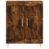 Highboard Smoked Oak 69,5x34x180 cm Engineered Wood 3199678