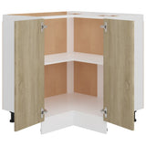 Corner Bottom Cabinet Lyon Sonoma Oak 75.5x75.5x81.5 cm Engineered Wood 802492