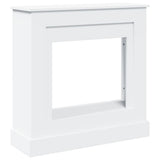 Fireplace Surround White 90x30x90 cm Engineered Wood 854589