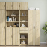 Slim Storage Cabinet Sonoma Oak 45x42.5x225 cm Engineered Wood 3281296