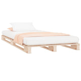 Pallet Bed without Mattress Small Single Solid Wood 821417