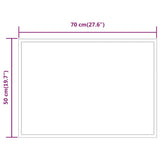 LED Bathroom Mirror 50x70 cm 3154078