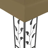 Gazebo 3x3 m Taupe 180 g/m 312243