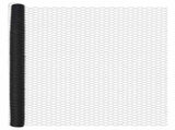Welded Wire Fence 25 x 1.5 m PVC-Coated Steel Grey Mesh 3336872