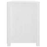 Side Cabinet White 100x40x54 cm Solid Wood Pine 821775