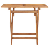 Outdoor Dining Set Teak Natural Fine Sanded Teak Hardwood Medium 3059976
