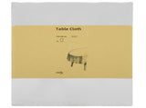 Table Cloth 5 pcs Oval White 130 x 180 cm Polyester 42040273