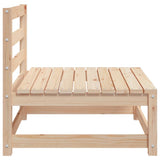 Garden Sofas Armless 3 pcs 70x70x67 cm Solid Wood Pine 837928