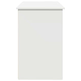 Desk White 102x50x75 cm Engineered Wood 860463