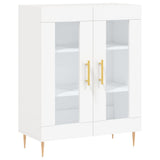 Highboard White 69.5x34x180 cm Engineered Wood 3198265