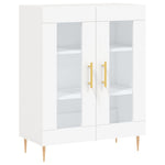 Highboard White 69.5x34x180 cm Engineered Wood 3199609