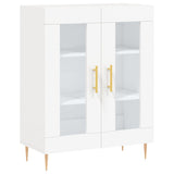 Highboard White 69.5x34x180 cm Engineered Wood 3199609