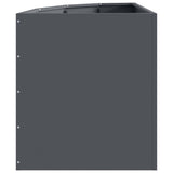 Corner Planter Anthracite 45 x 45 x 50 cm Steel 883670