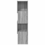 Corner Cabinet Grey Sonoma 25.5x25x102cm Engineered Wood 889810