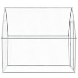 Chicken Cage Silver 200x105x182 cm Galvanised Steel 172555