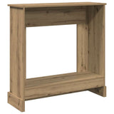 Fireplace Surround Artisan Oak 90x30x90 cm Engineered Wood 854597