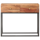 Console Table 90x35x75 cm Rough Acacia Wood 320917