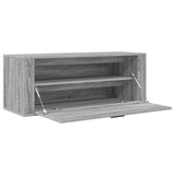Wall Shoe Cabinet Grey Sonoma 100x35x38 cm Engineered Wood 821026