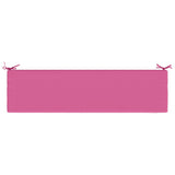 2-Piece Bench Cushions SOEST 2 pcs 100% Polyester Pink 949071