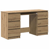 Writing Desk Artisan Oak 140x50x77 cm Engineered Wood 855961