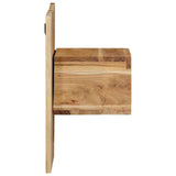 ZNTS Bedside Cabinet 50x27x50 cm Solid Wood Acacia 4017523